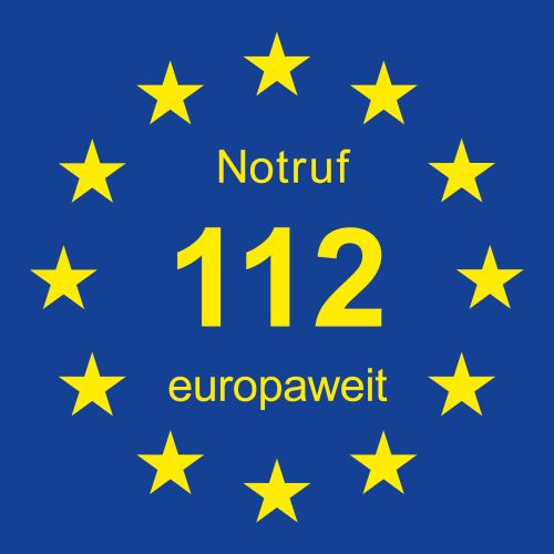 Notruf - 112 - europaweit